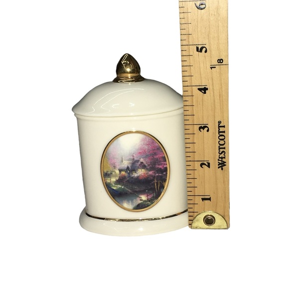 VINTAGE Thomas Kinkade Sugar Creamer Set - Painter of Light - Avon - Picture 14 of 16